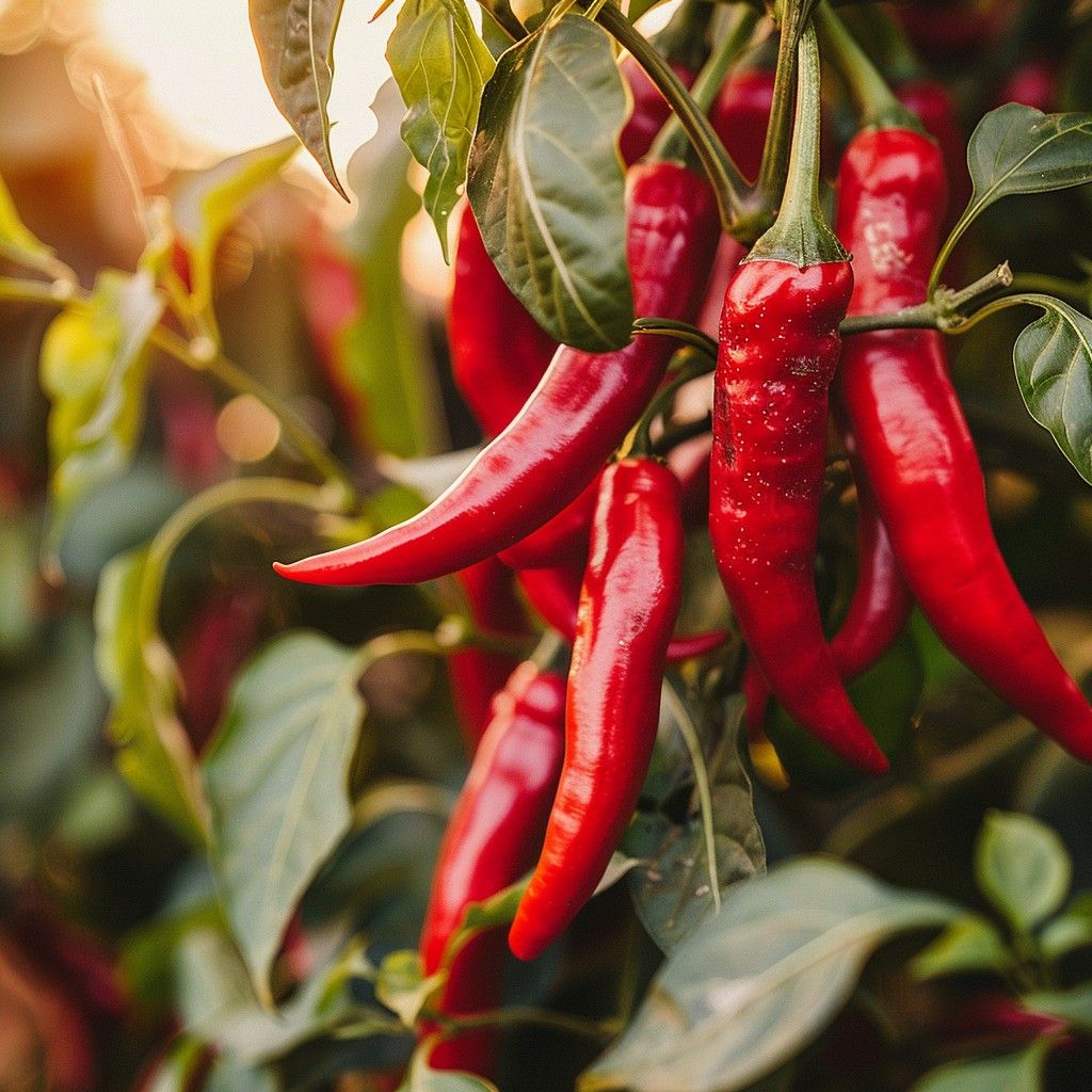 peperoncini piccanti nell'orto di Mama Giò vendita prodotti naturali coltivati a km0 Mosciano Sant'Angelo di Teramo in Abruzzo